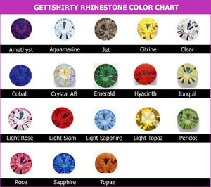 Bachelorette Party Rhinestone Transfer - 2 Color GetTShirty
