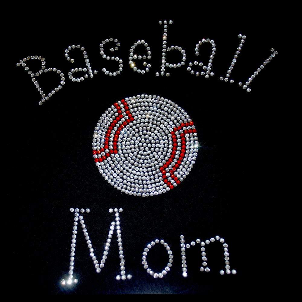 Baseball Mom Rhinestone Transfer (BM04) GetTShirty
