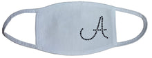 Load image into Gallery viewer, Initial / Monogram, Personalized Rhinestone Face Mask gettshirty
