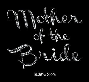 Mother of the Bride, Iron on Rhinestone Transfer GetTShirty