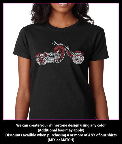 Motorcycle / Chopper Rhinestone t-shirt GetTShirty