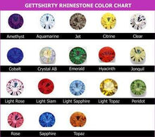 Load image into Gallery viewer, Proud Football Mom - 2 color iron on rhinestone transfer GetTShirty
