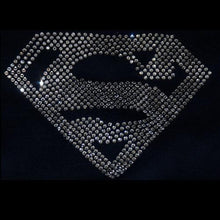Load image into Gallery viewer, Superman Iron On Rhinestone Transfer GetTShirty
